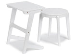 Hera Solid Wood C Table WHITE